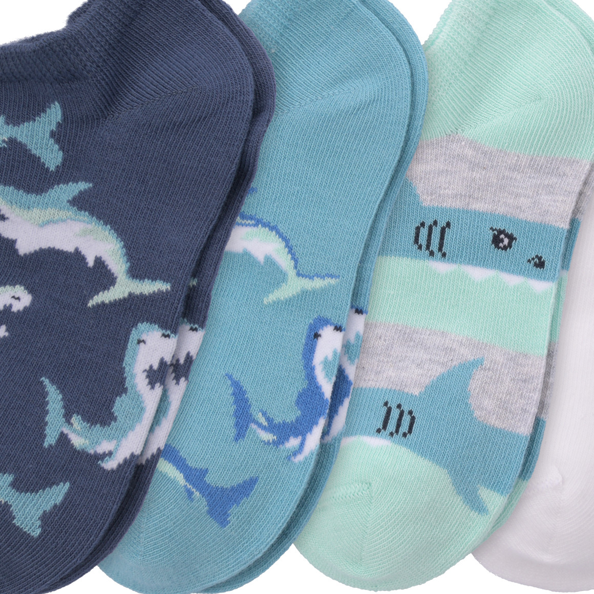 5 Paar Jungen Sneaker-Socken im Set