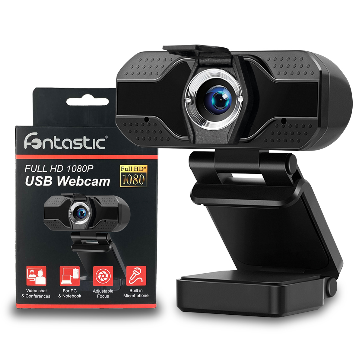 Fontastic USB Web Cam Full HD 1080P