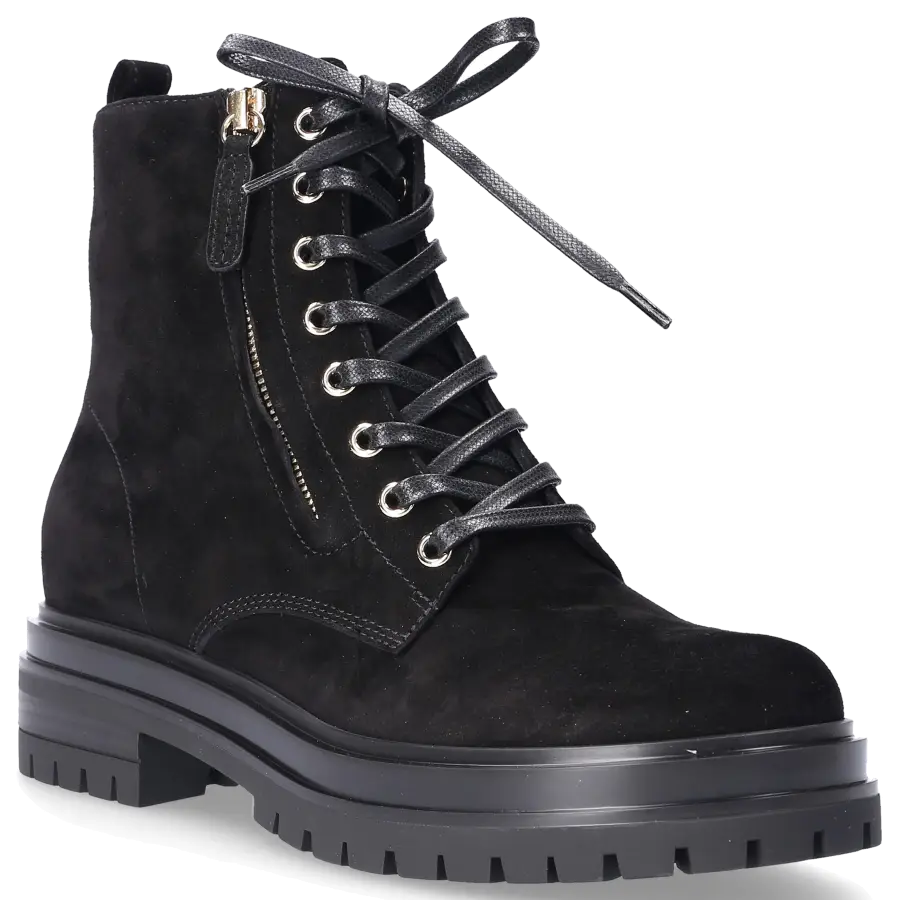 Gianvito Rossi - Stiefeletten TURON Veloursleder - schwarz