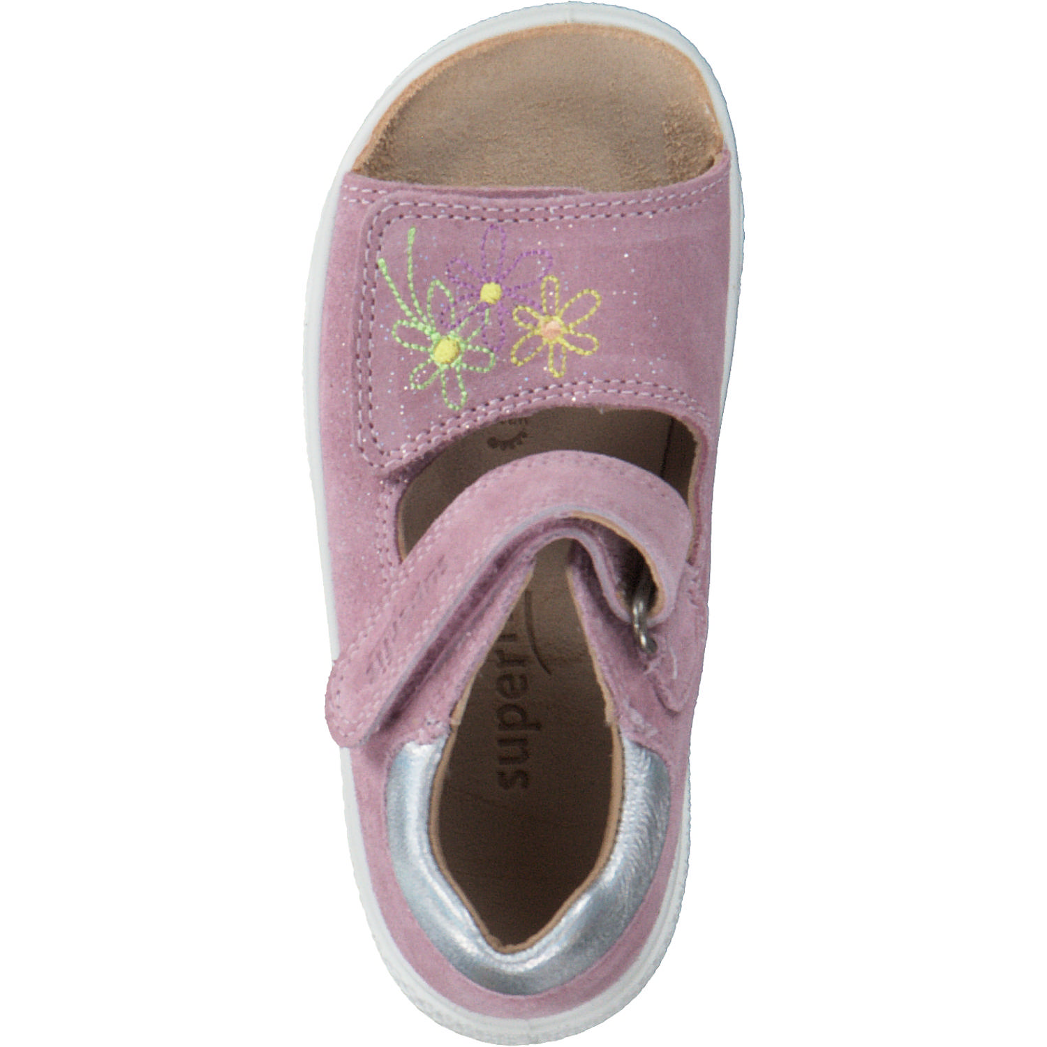 Superfit POLLY 600092, Sandalen (Kinder), Kinder, ROSA/SILBER