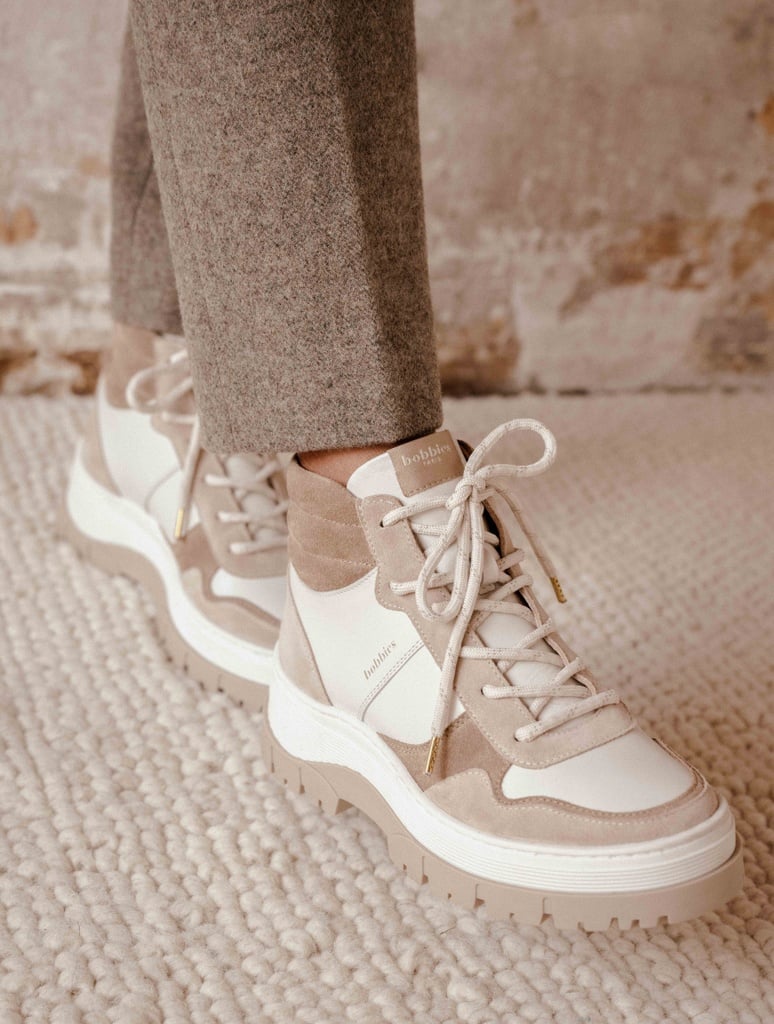 Tomi - Blanc Cassé & Taupe Mohair