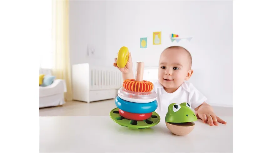 Hape E0457 - Stapelfrosch