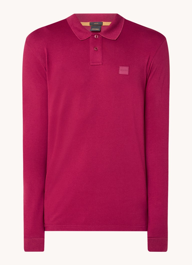 HUGO BOSS Passerby slim fit polo majica od pamučnog pikea s logotipom
