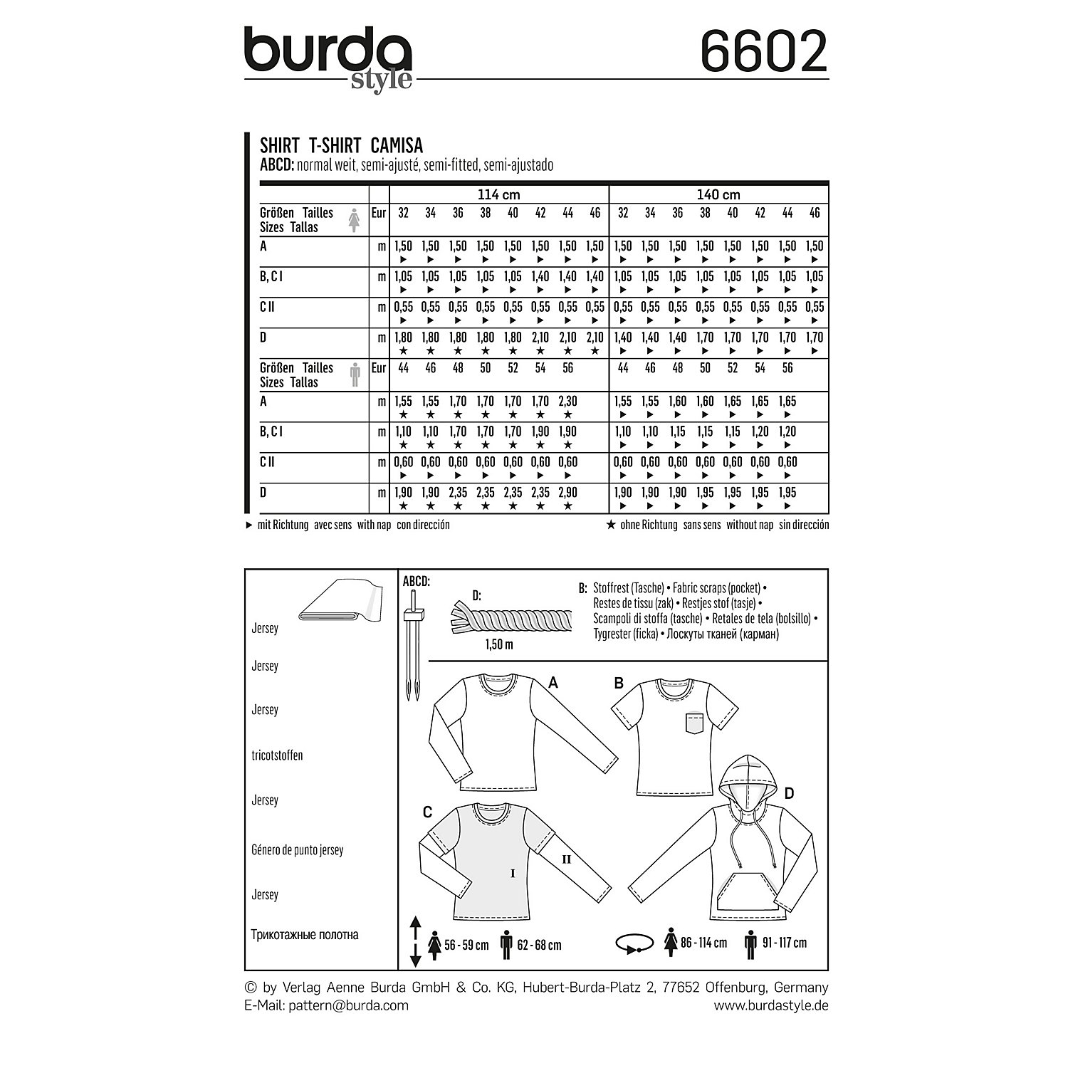burda Schnitt 6602 