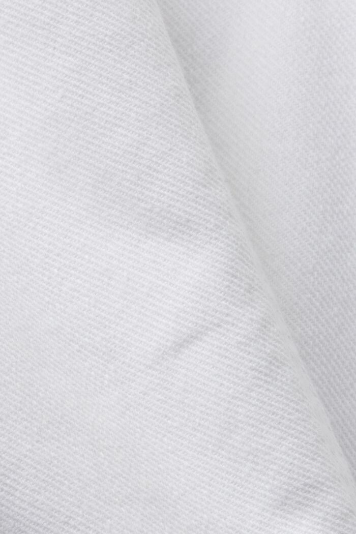 Weiße Stretch-Jeans
