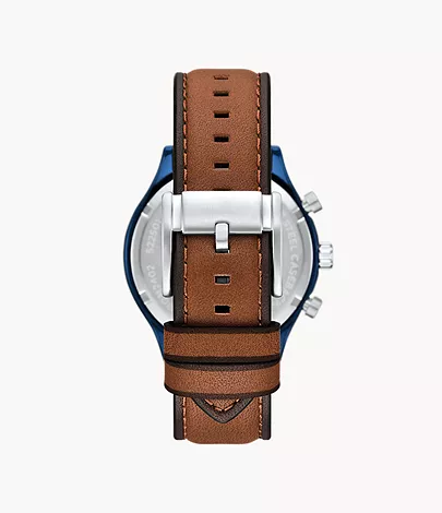 Fossil Outlet Uhr Fenmore Multifunktionswerk Leder braun