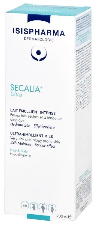 Isispharma Secalia Ultra intensyviai drėkinamasis kūno pienelis labai sausai odai, 200 ml