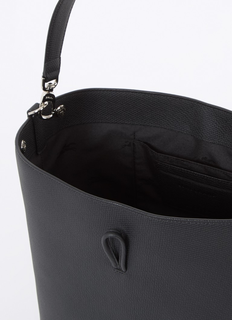 Longchamp Le Roseau -nahkainen olkalaukku M