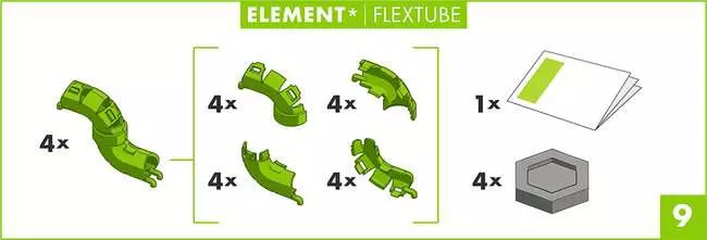 GraviTrax Element FlexTube - Kugelbahn-Erweiterung für Kinder ab 8 Jahren
