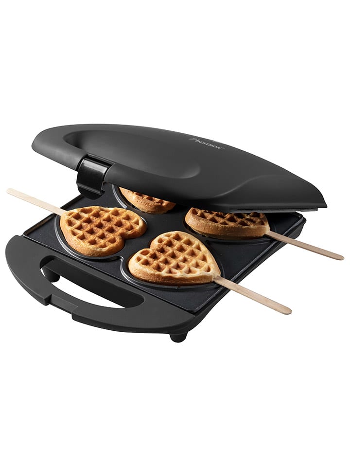 bESTRON Waffeleisen in Schwarz günstig kaufen onesize