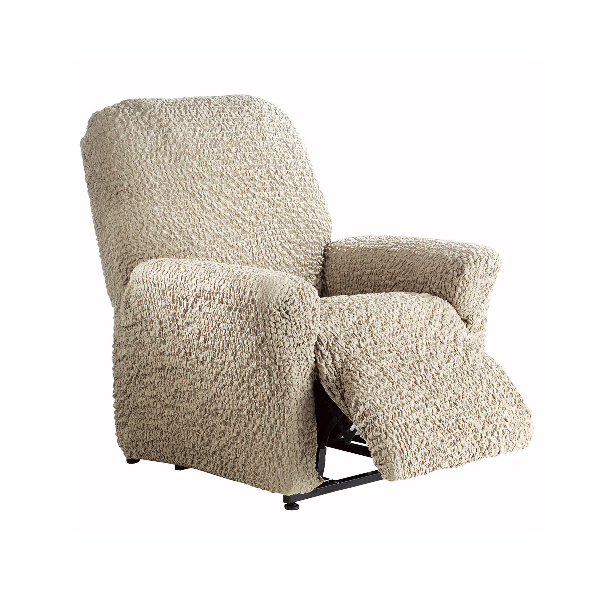 Housse gaufrée bi-extensible spéciale fauteuil relaxation