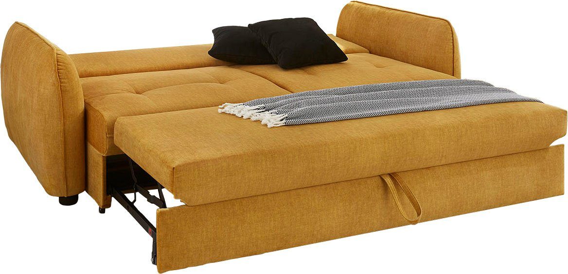 Jockenhöfer Gruppe Schlafsofa Sascha, mit Relax- und Bettfunktion, Wellenfedern, Liegefläche 180x200 cm