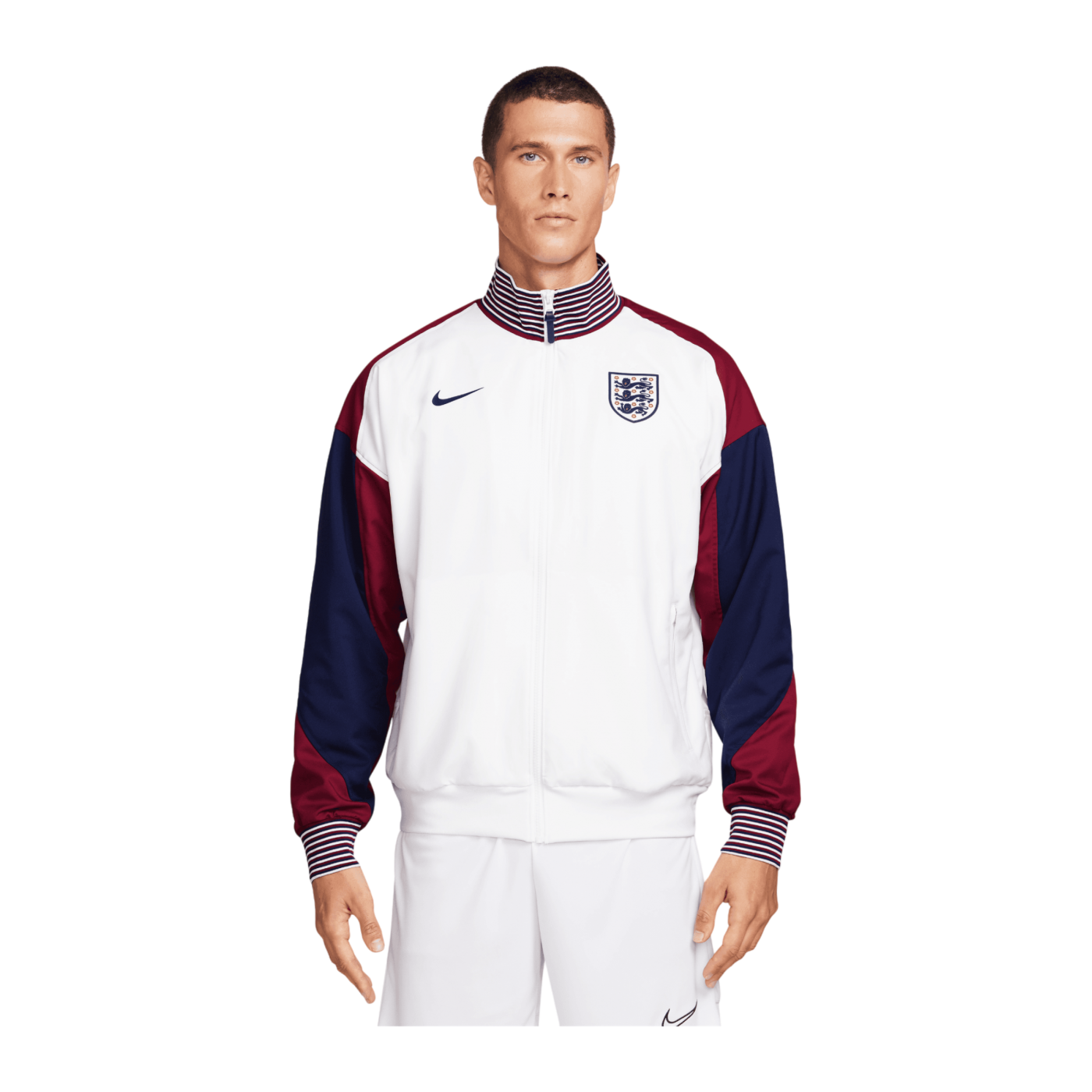 Nike England Anthem Jacke EM 2024 Weiss F100