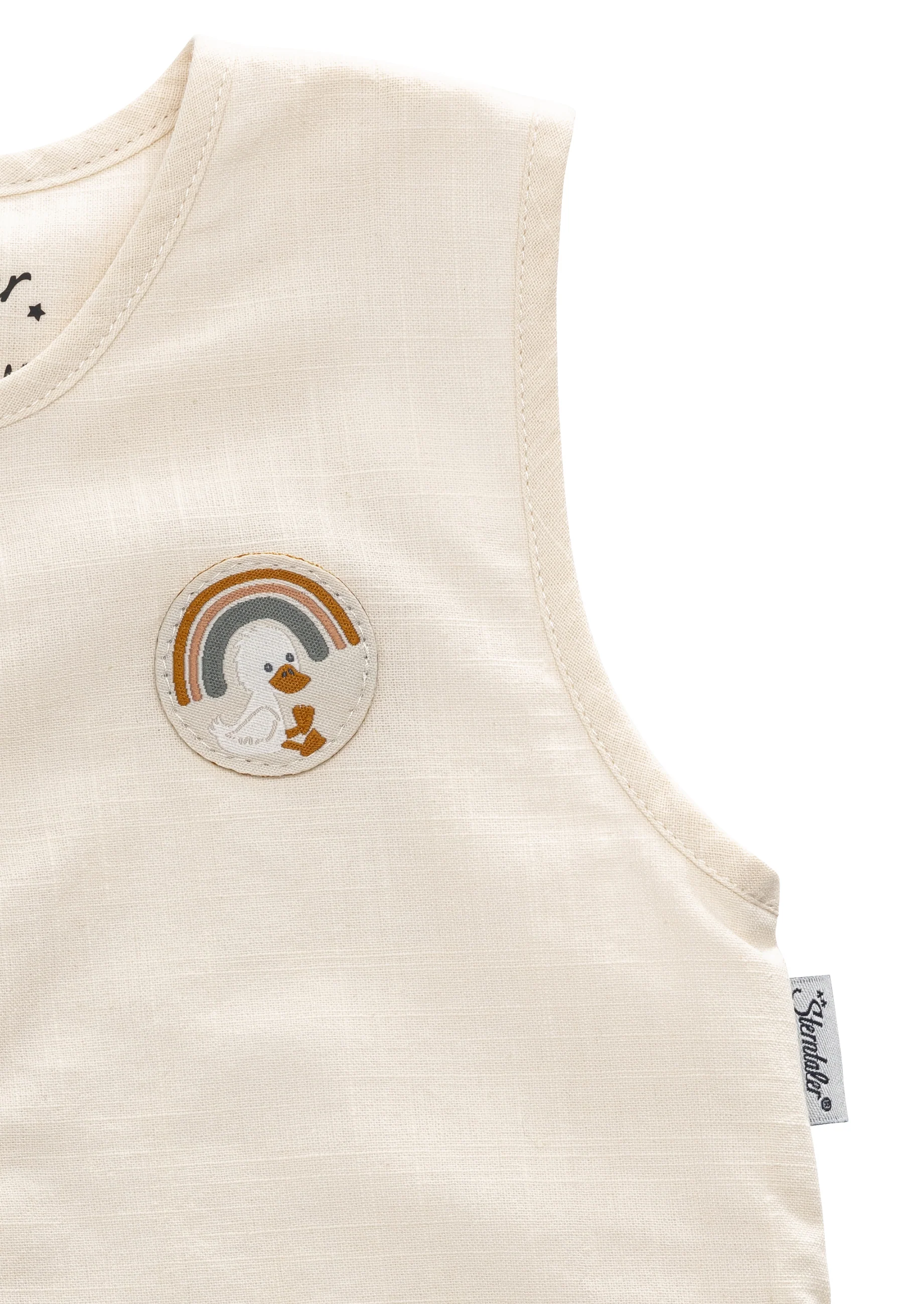Schlafsack Baby 110cm mit Applikation Ente Edda