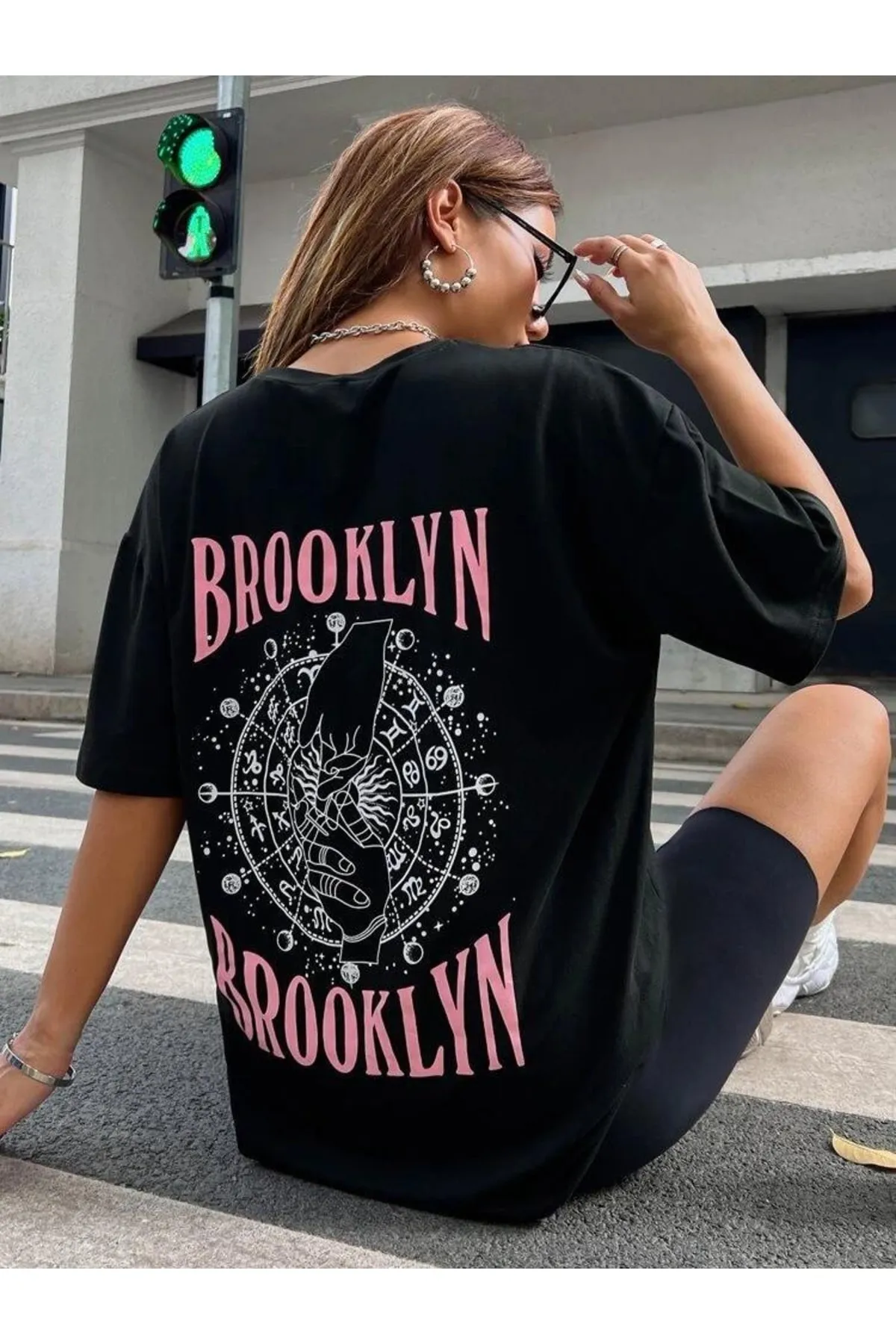 MOONBULL  T-Shirt - Schwarz - Oversized