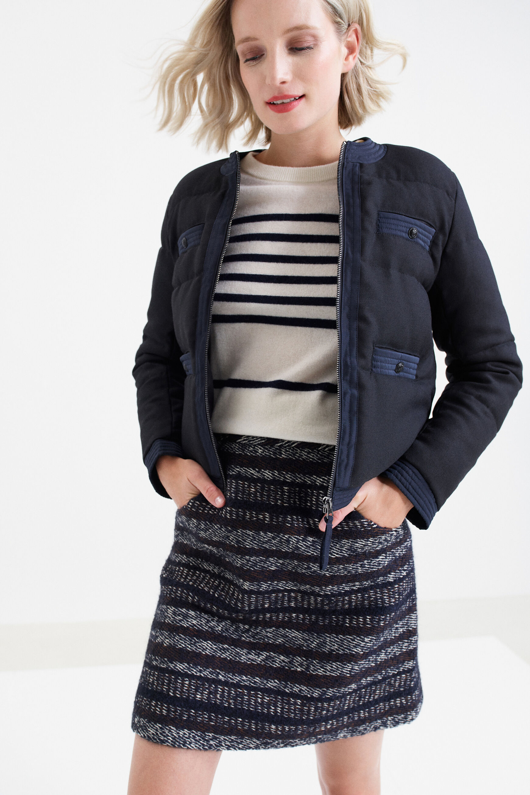 manteau nina noir femme