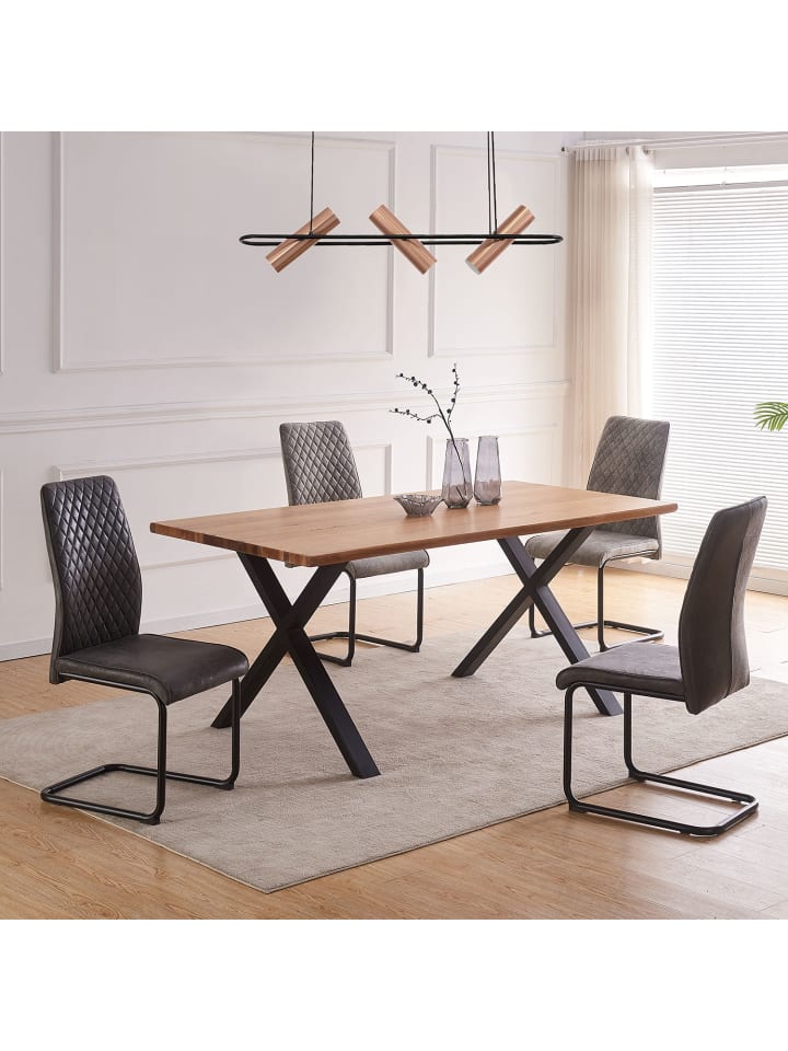 B&D Home Esszimmerstuhl THEO in Anthrazit günstig kaufen