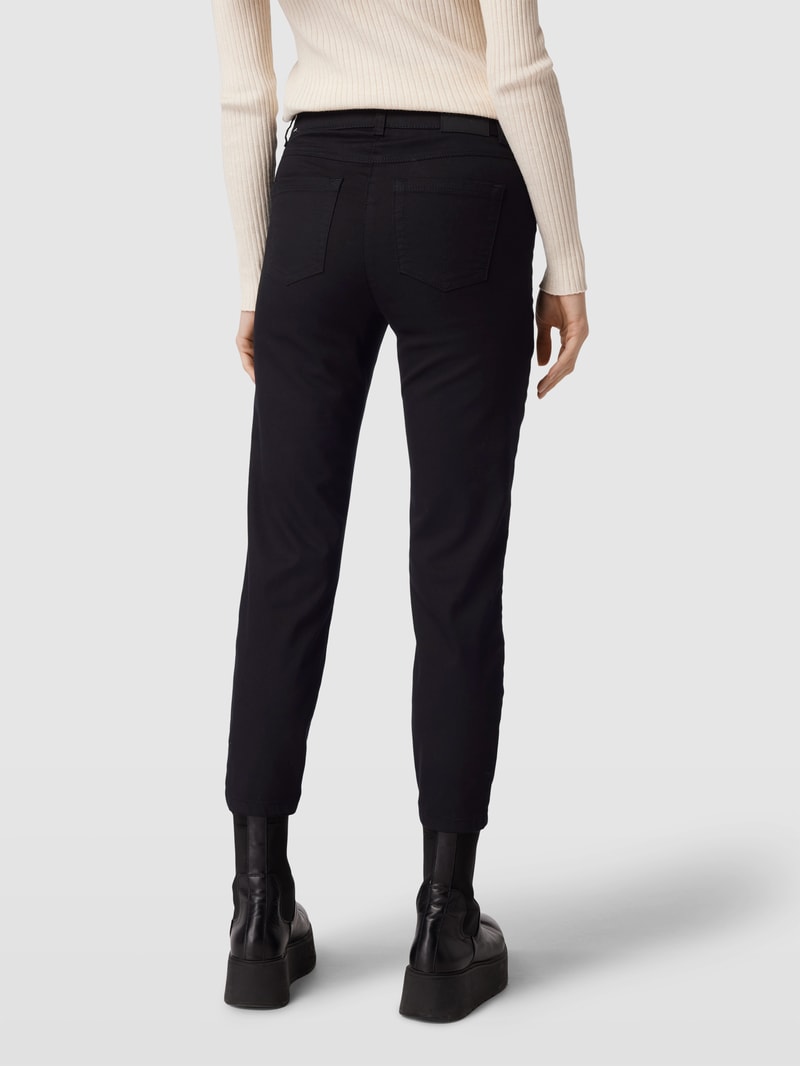 Skinny Fit Jeans in 7/8-Länge Modell 'Best4me' in schwarz