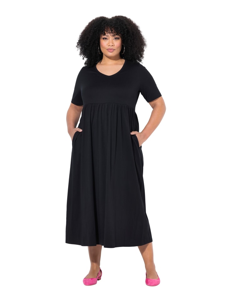 Ulla Popken Kleid in schwarz günstig kaufen