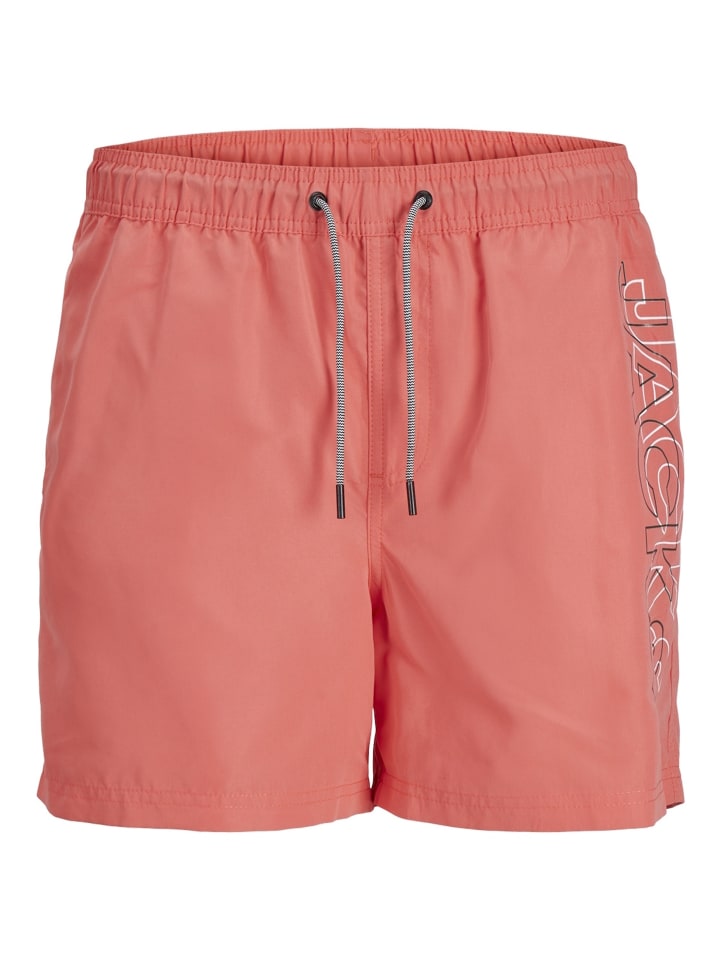 Jack & Jones Bade-Shorts 'Fiji' in rosa günstig kaufen
