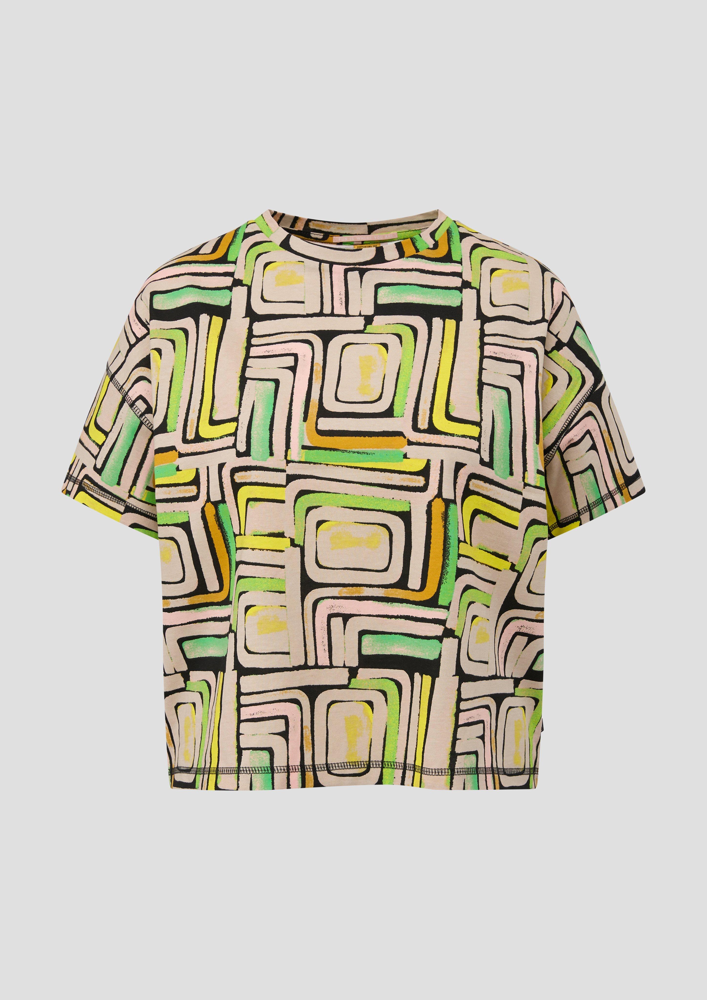 Print-Shirt aus Baumwolle  2138664-99A3