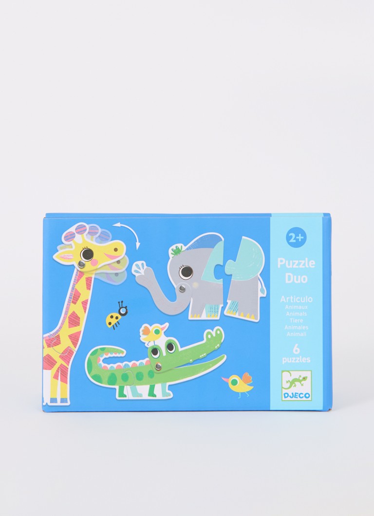 Puzzle Djeco Animals Duo cu 12 piese
