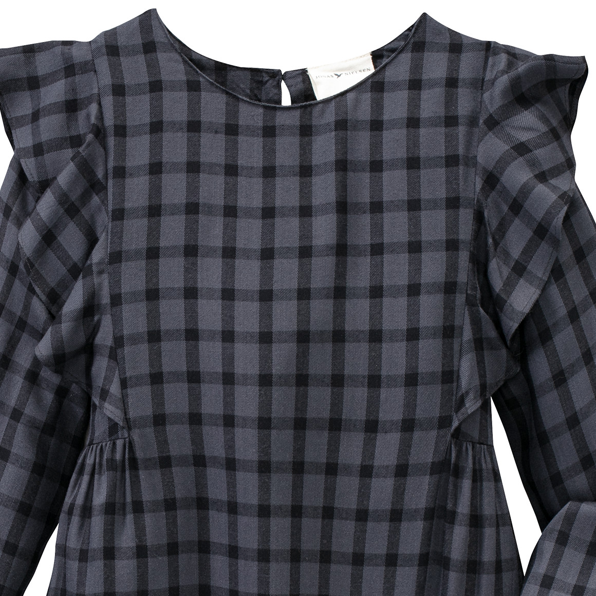 Mädchen Kleid mit Karo-Muster