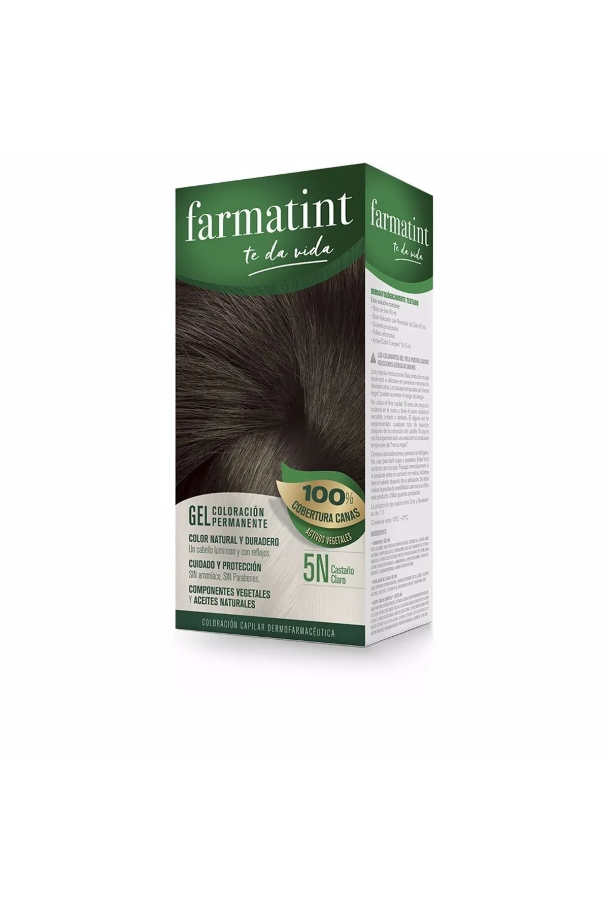 Farmatint  Gel Coloración Permanente #5n-castaño Claro Farmatint