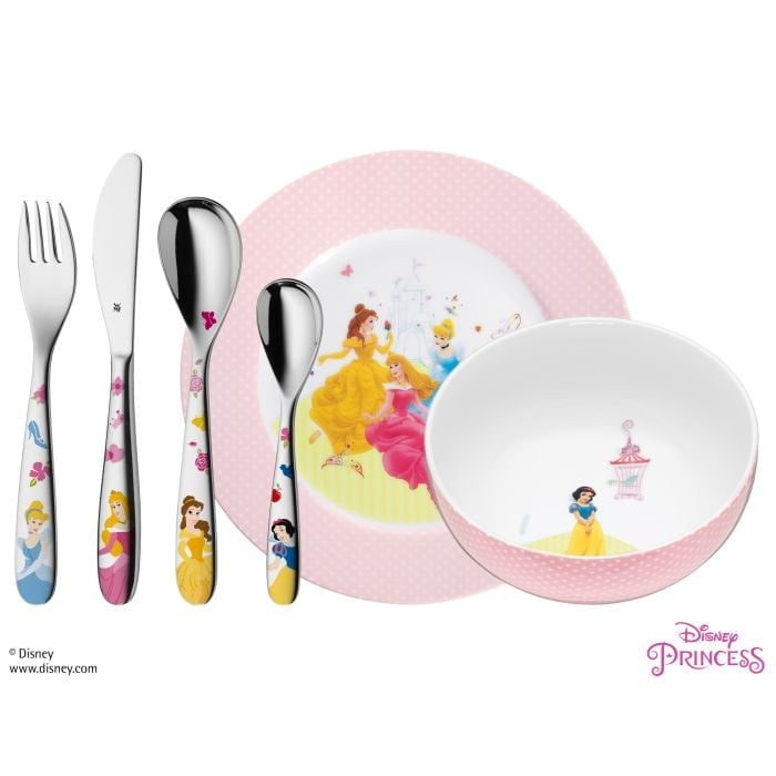 Kinderbesteck-Set Disney Princess, 6-teilig
