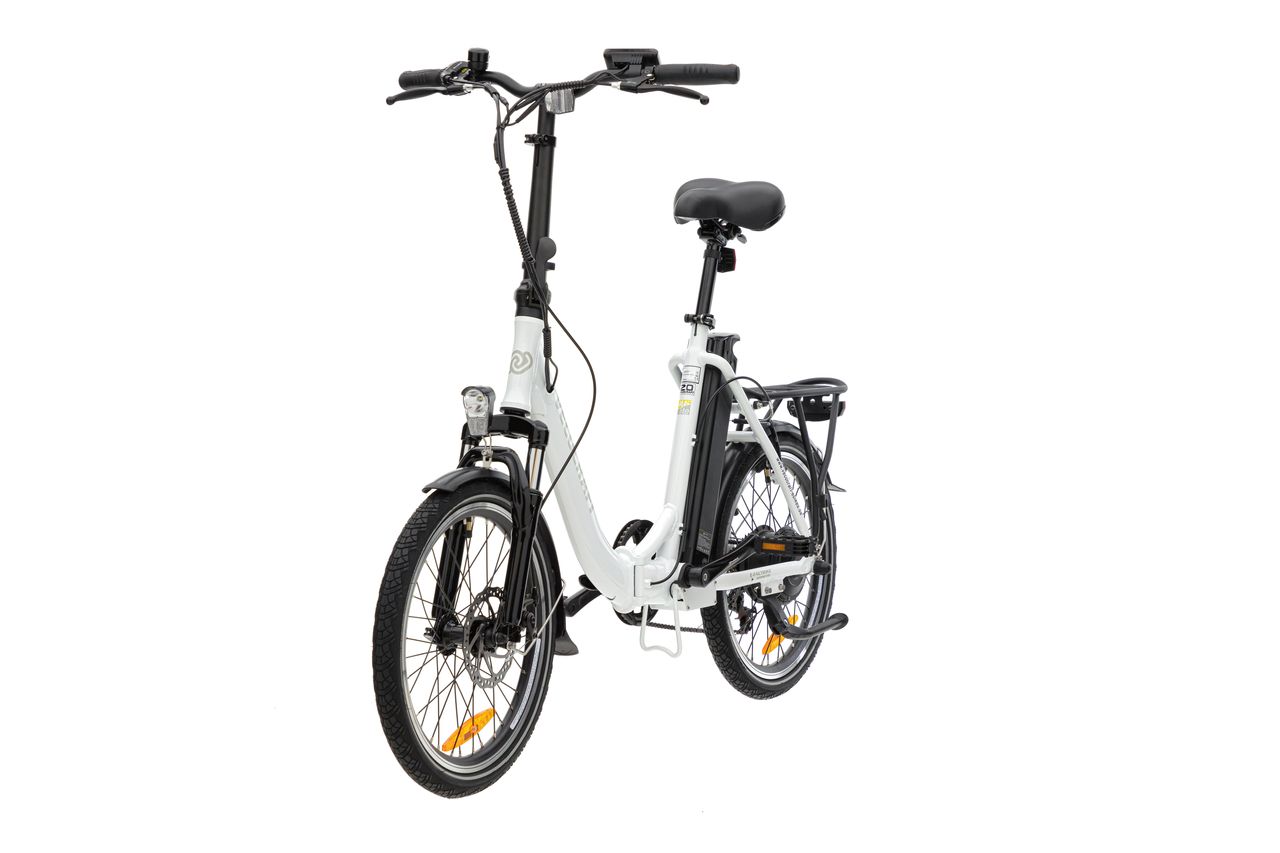 Verocraft VECOCARFT E-Pax Elektro-Klapprad, E-Folding Bike, Farbe: weiss