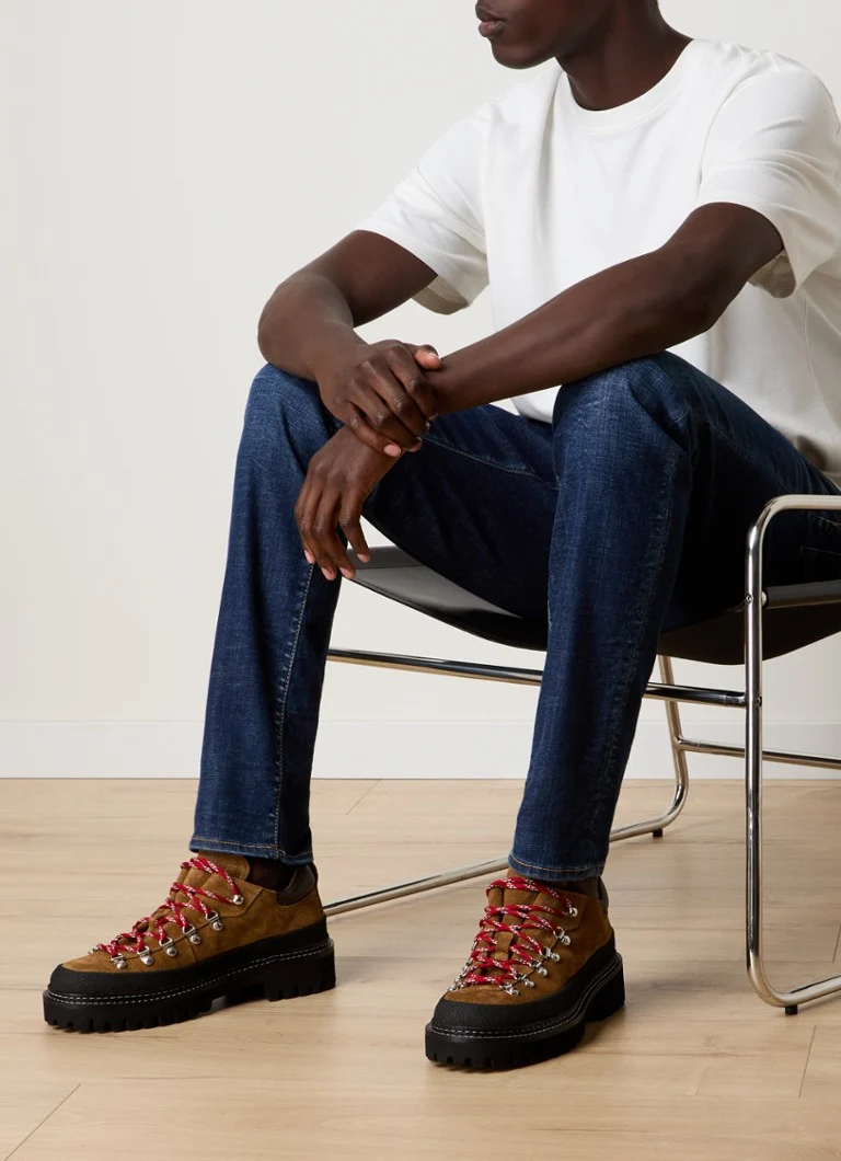 Teniși cu șireturi Dsquared2 Canadian Suede Low Top