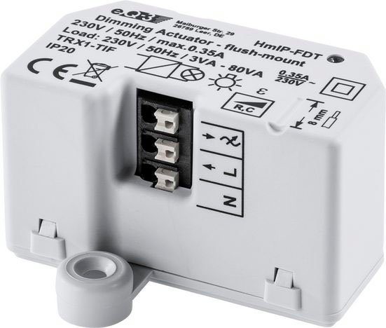 Homematic IP Dimmaktor Unterputz – Phasenabschnitt (150609A0) Unterputzschalter