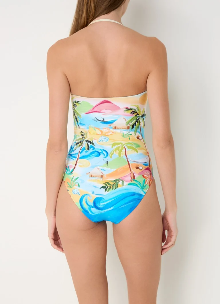 Seafolly Bandeau swimsuit with detachable straps