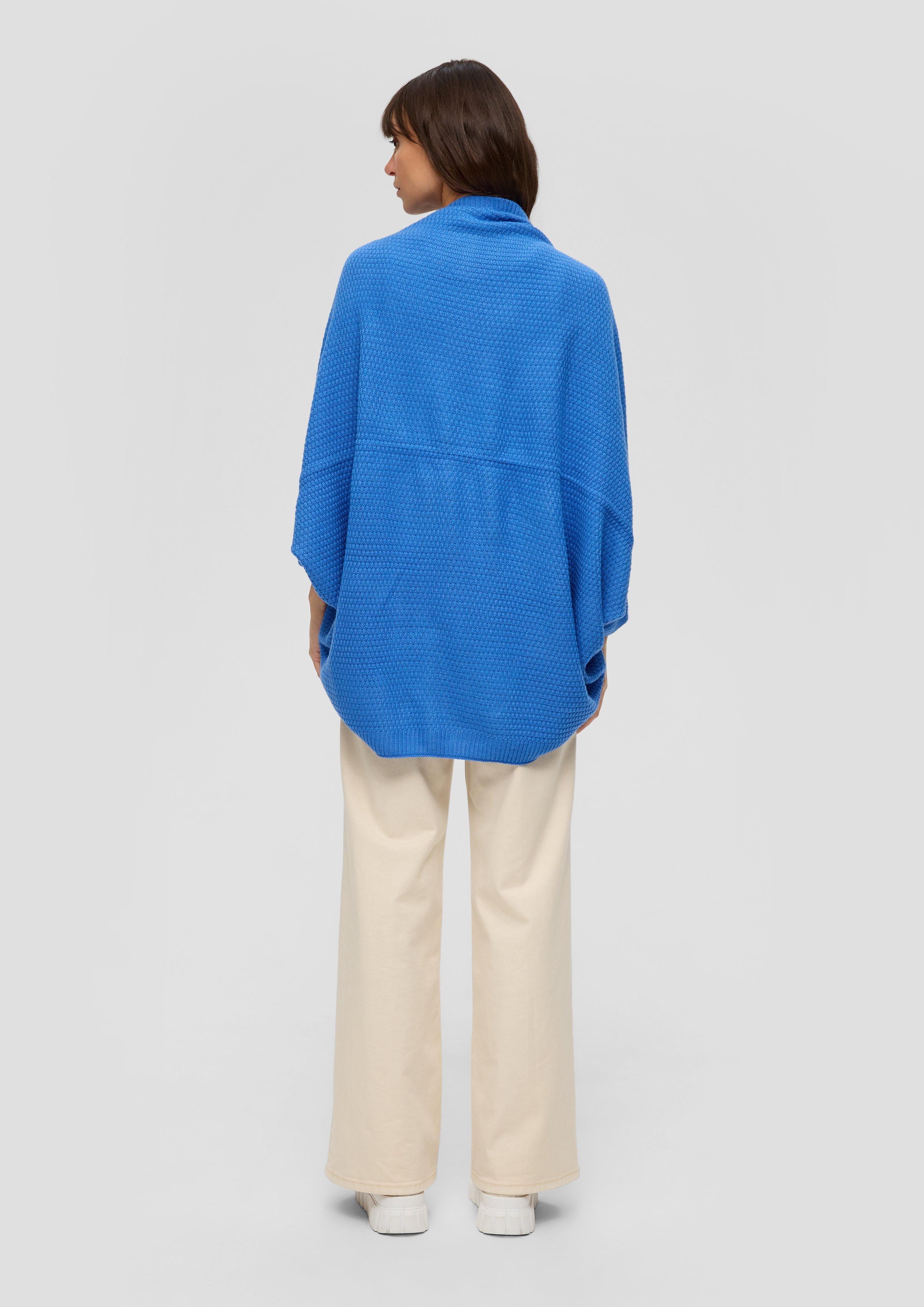 Poncho in Woll-Optik  2140537-5531
