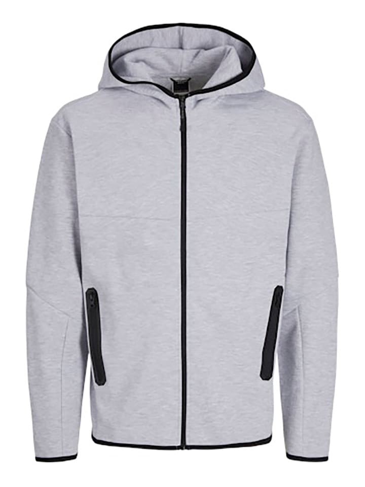 Jack & Jones Sweatjacke in Grau günstig kaufen