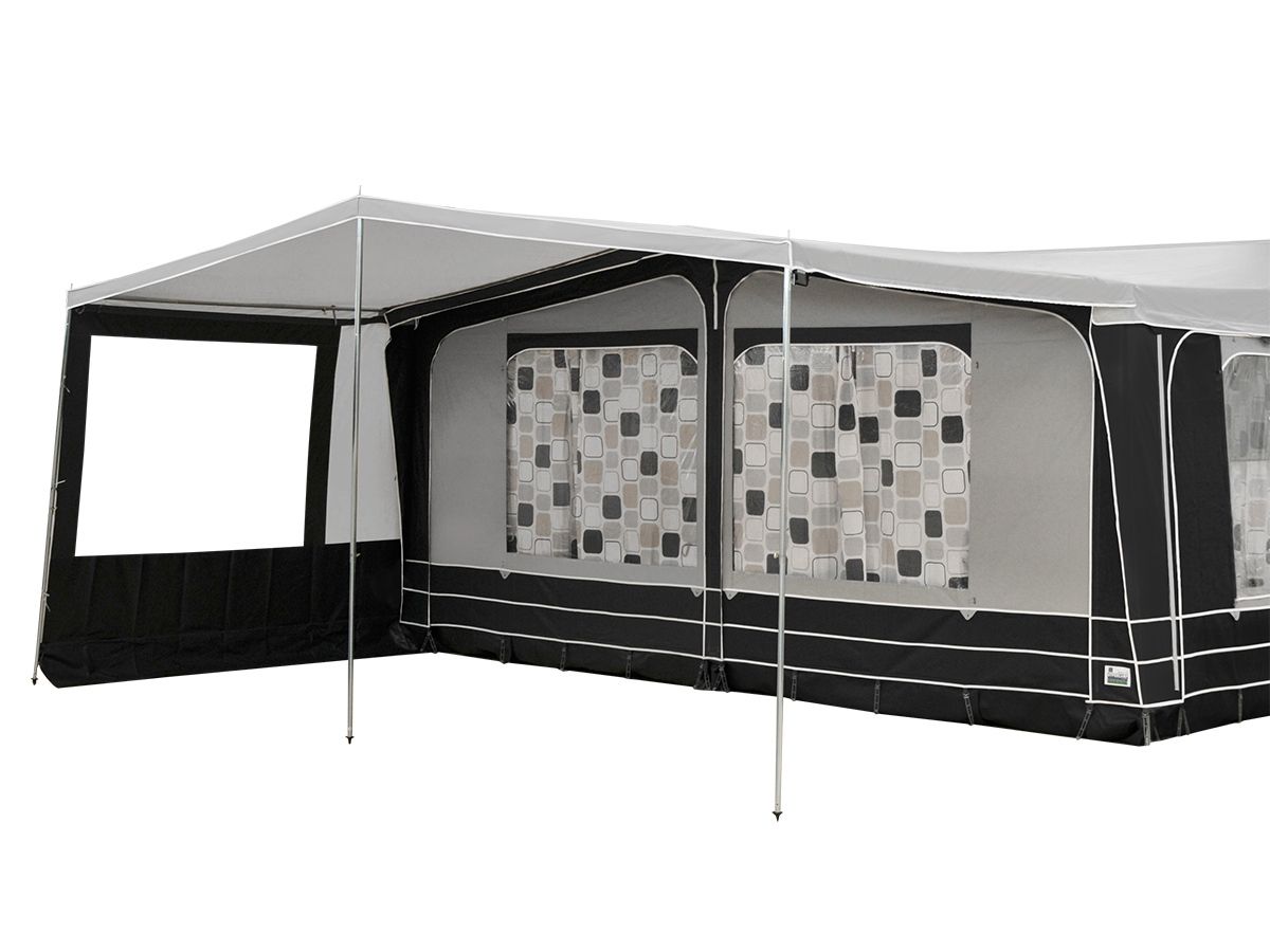 Hypercamp TC Vorzelt Vordach niedrig Größe 17 (310 - 320 cm) Anthrazit