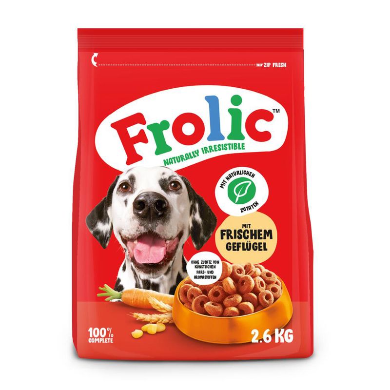 Frolic Geflügel, Gemüse + Reis
