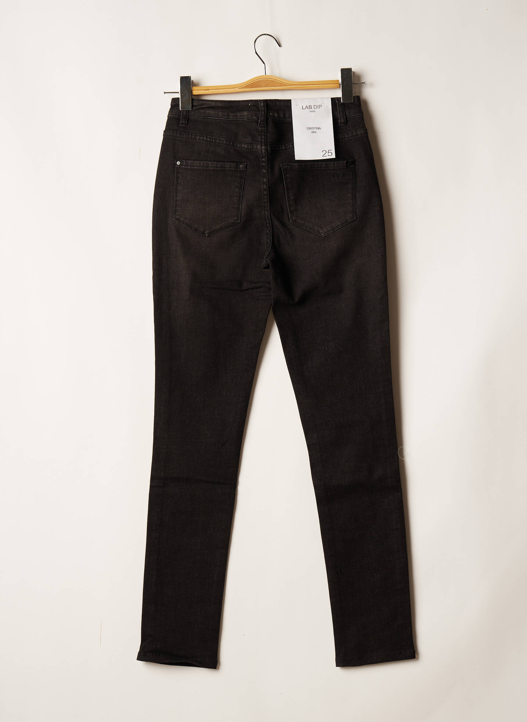 Lab Dip Paris Jeans Coupe Slim Femme couleur noir