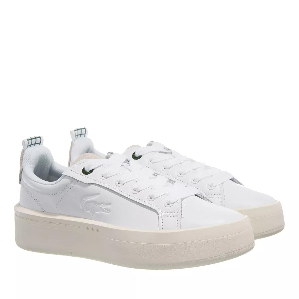 LACOSTE Freizeit Schnürer weiss