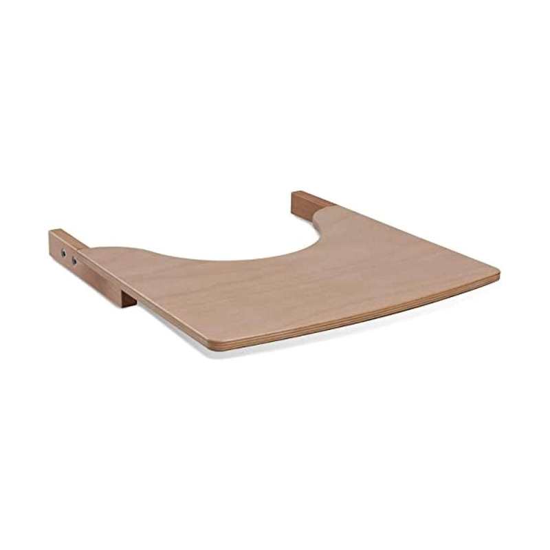 Chaise haute avec attache bébé et plateau naturel