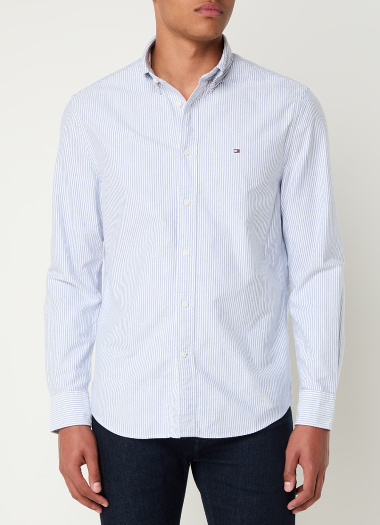 Tommy Hilfiger Heritage regular fit shirt with stripe print and logo embroidery