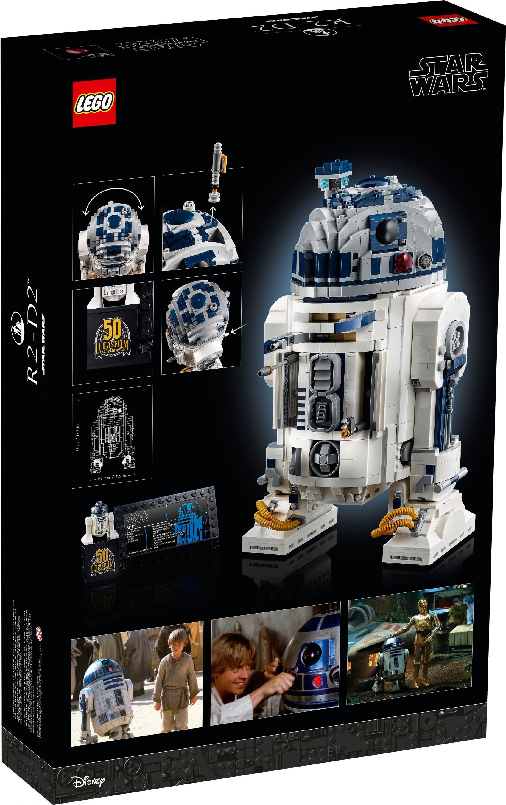 LEGO® Konstruktionsspielsteine LEGO® Star Wars™ - R2-D2™, (2314 St)