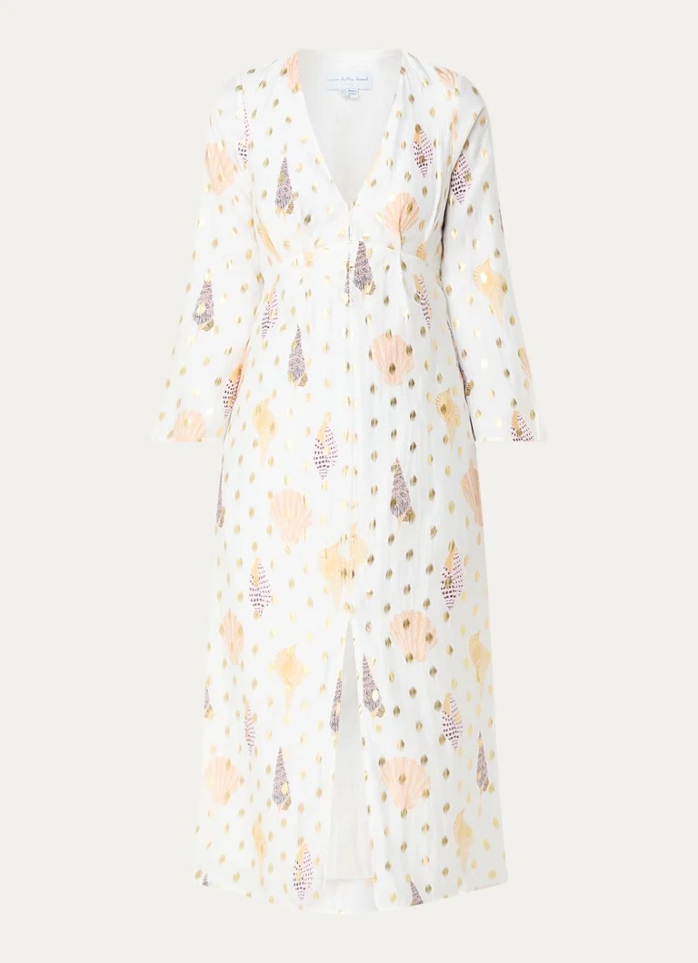 Never Fully Dressed Angie midi tunic dress in lyocell blend with print