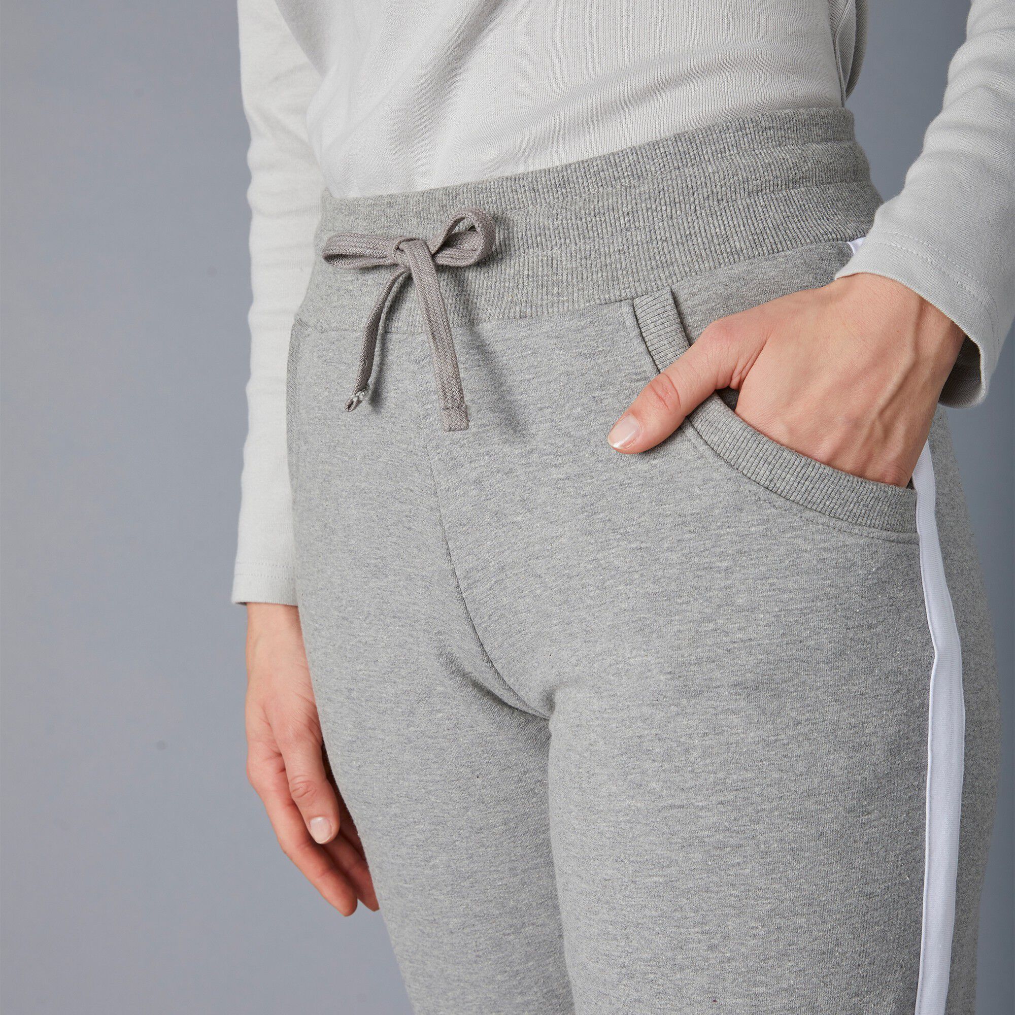Pantalon jogging bicolore