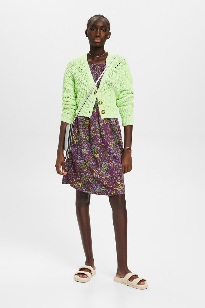 Minikleid mit floralem Print