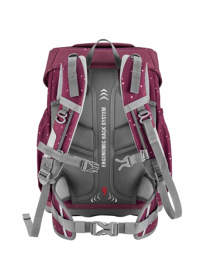 Step by Step Grundschulranzen-Set BASIS Berry Star 4-teilig in Lila günstig kaufen onesize