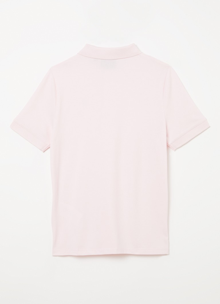 Tricou polo matlasat din bumbac Lyle & Scott, cu logo brodat.