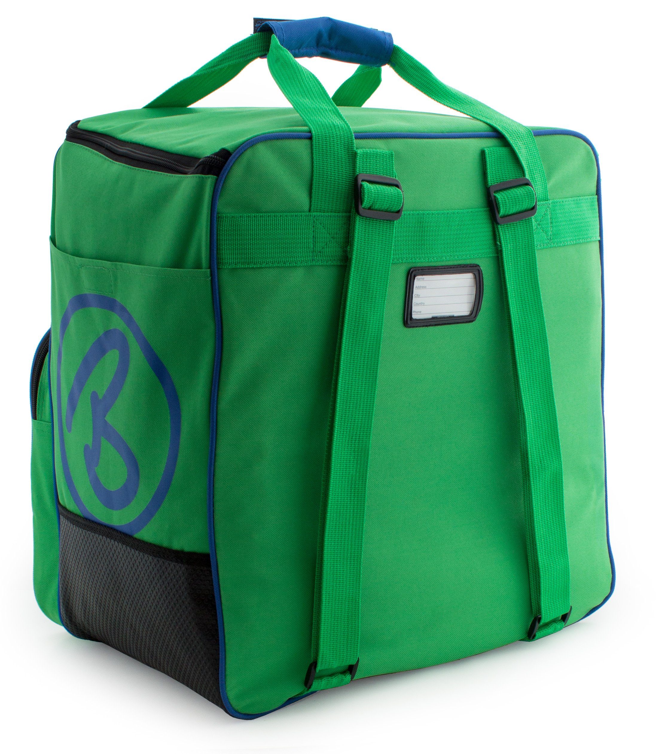 BRUBAKER Sporttasche Champion Skitasche Kombi Set (2-tlg., reißfest und nässeabweisend), Skisack und Skischuhtasche für 1 Paar Ski