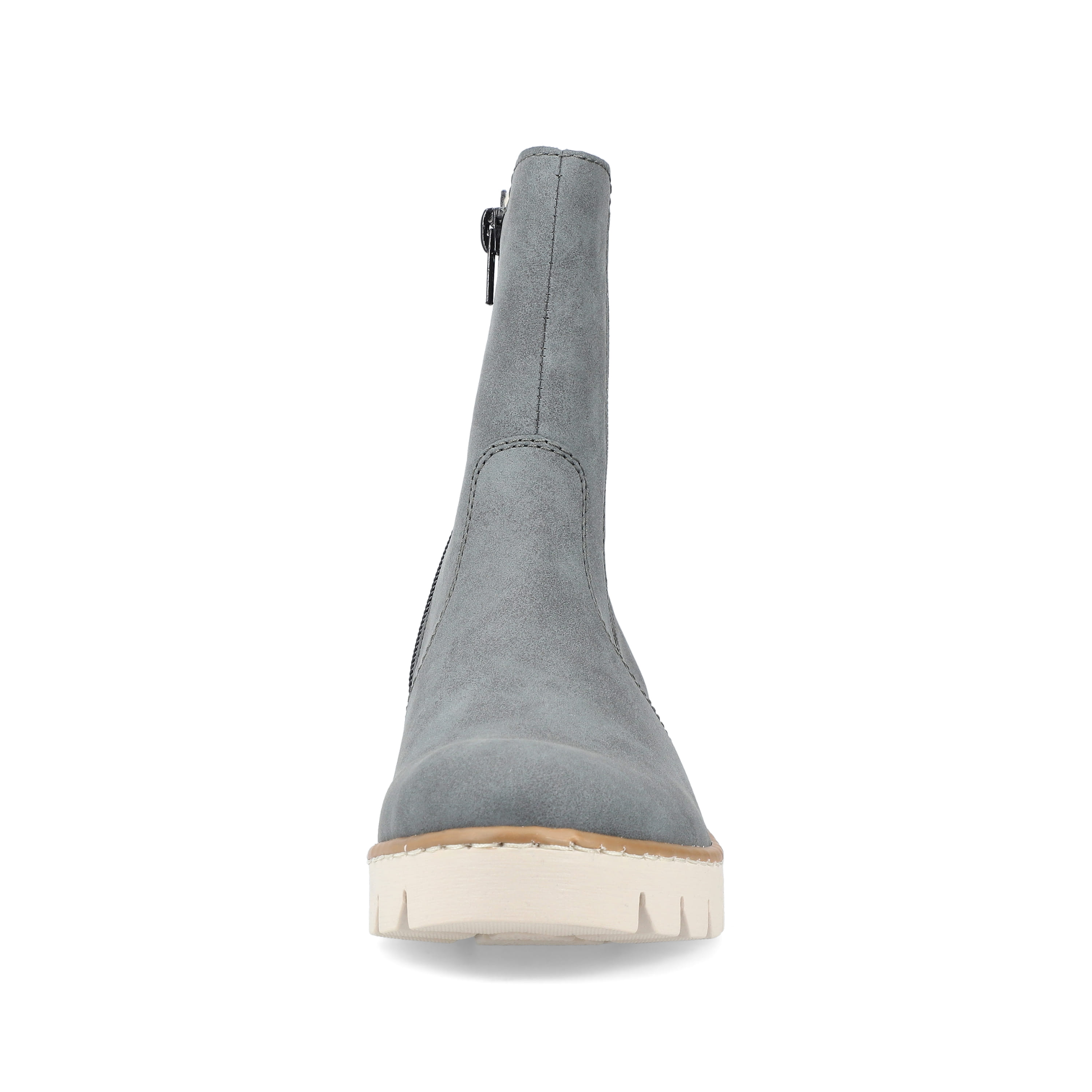 Rieker Damen Chelsea Boots graublau