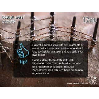 Stacheldraht - standard - 12m